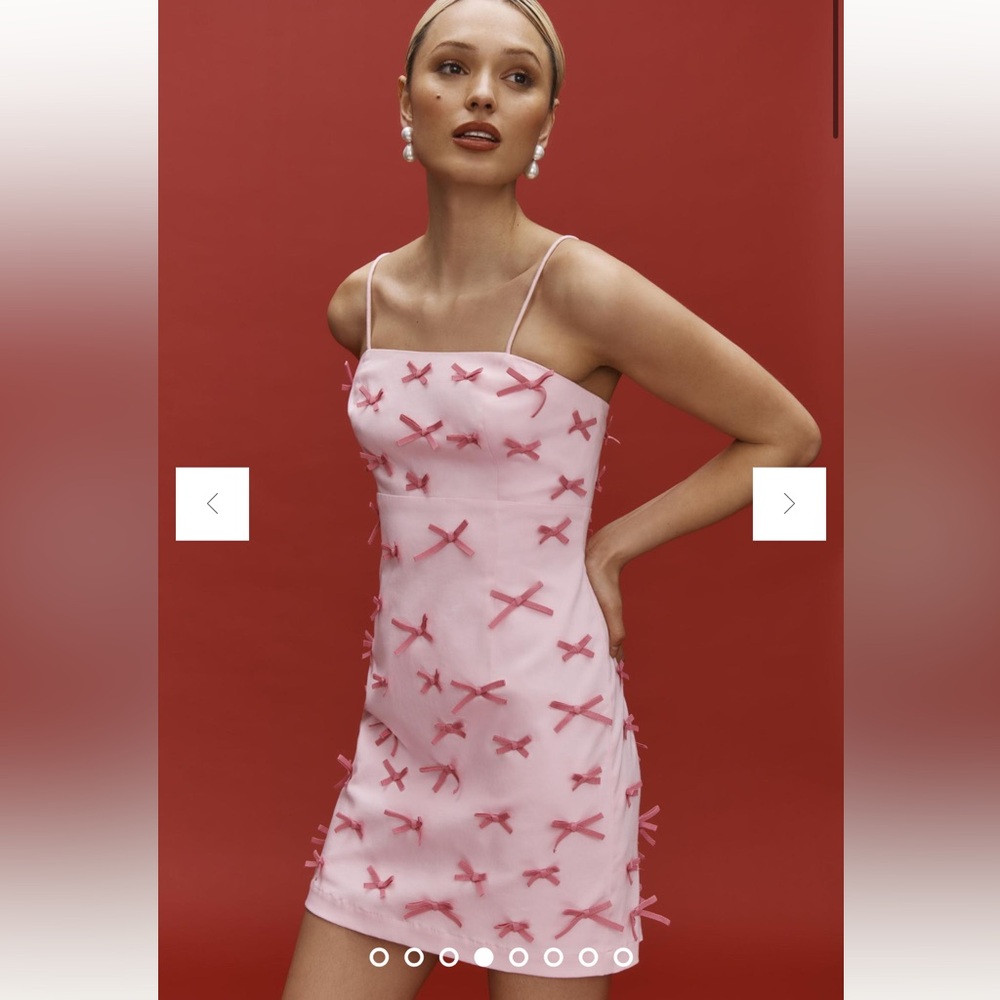 NEW Anthropologie x Maeve The Brynne 3D Spaghetti-Strap Dress